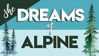 she dreams of alpine logo