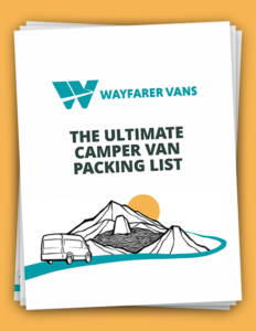 Ultimate camper van guide packing list booklet cover